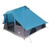 vidaXL Tente Tipi avec toit Bleu 358 x 296 x 258 cm taffetas