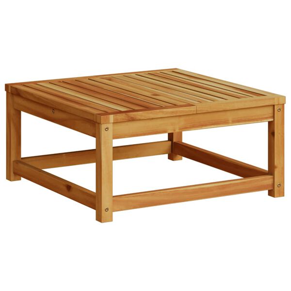 vidaXL Table de jardin 63x63x30 cm bois d'acacia solide