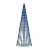 vidaXL Sapin de No&euml;l &agrave; LED 688 LED bleu 300 cm