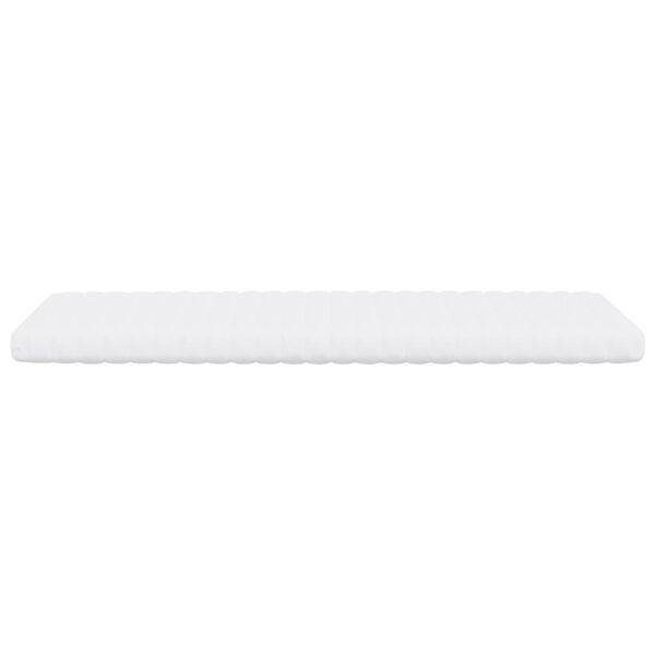 vidaXL Matelas en mousse blanc 80x200 cm 7 zones dureté 20 ILD