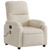 vidaXL Fauteuil inclinable de massage &eacute;lectrique beige