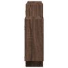 vidaXL Étagère murale chêne marron 159x18x65 cm bois d'ingénierie