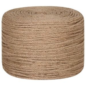 vidaXL Corde 100 % jute 6 mm 500 m