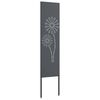 vidaXL Écran de confidentialité de jardin Anthracite 32 x 140 cm