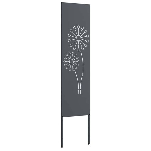 vidaXL Écran de confidentialité de jardin Anthracite 32 x 140 cm