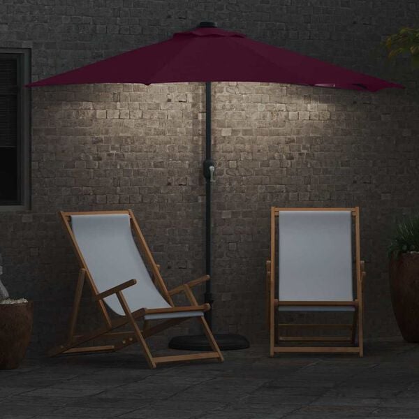 vidaXL Parasol de jardin Bordeaux 294 x 150 x 224 cm