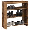 vidaXL Étagère à chaussures vieux bois 60x25x62 cm bois d'ingénierie