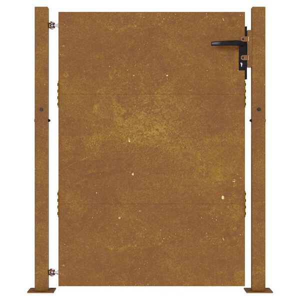 vidaXL Portail de jardin 100x150 cm en acier Corten