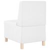 vidaXL Unité de Sofa Modulaire Sans Accoudoirs 2 pcs Blanc