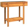 vidaXL Lit sur&eacute;lev&eacute; de jardin 90x30x75 cm bois massif acacia