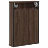 vidaXL Armoire &agrave; miroir de salle de bain ch&ecirc;ne marron bois ing&eacute;nierie