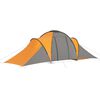 vidaXL Tente de camping pour 6 personnes gris et orange
