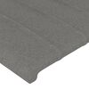 vidaXL Sommier &agrave; lattes de lit avec matelas Gris fonc&eacute; 100x200cm Tissu