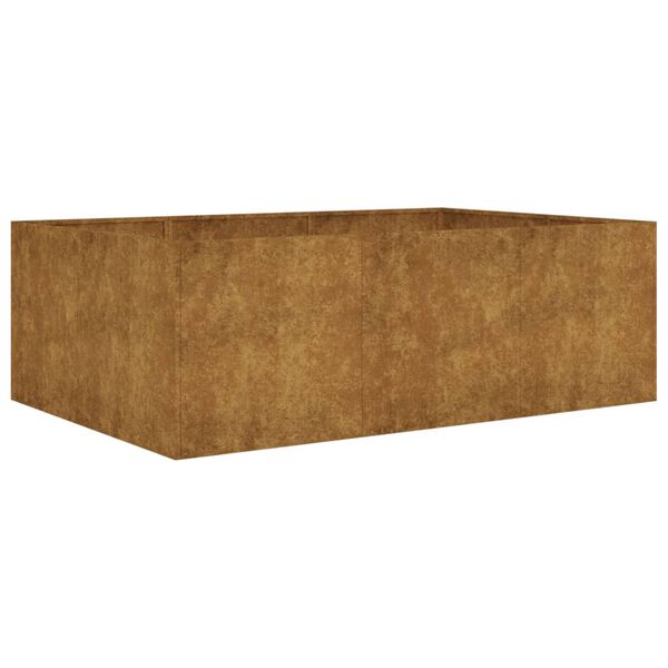 vidaXL Lit surélevé de jardin 120x80x40 cm acier corten