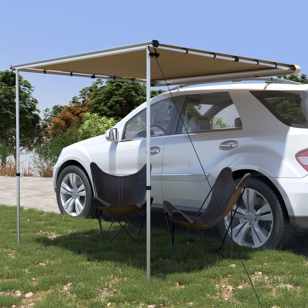 vidaXL Auvent de camping-car et caravane 2,4x2x2,15 m Beige
