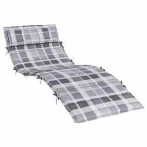 vidaXL Coussin de transat ensoleill&eacute; Gris 178 x 60 x 4 cm Tissu Oxford