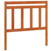 vidaXL T&ecirc;te de lit cire marron 100 cm bois massif de pin