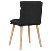 vidaXL Chaises à manger lot de 2 noir tissu