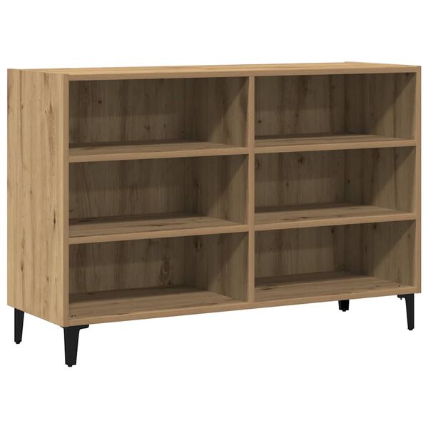 vidaXL Buffet ch&ecirc;ne artisanal 103,5x35x70 cm bois d'ing&eacute;nierie