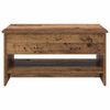 vidaXL Table basse Bois Ancien 80 x 50,5 x 41,5 cm Bois d'ing&eacute;nierie