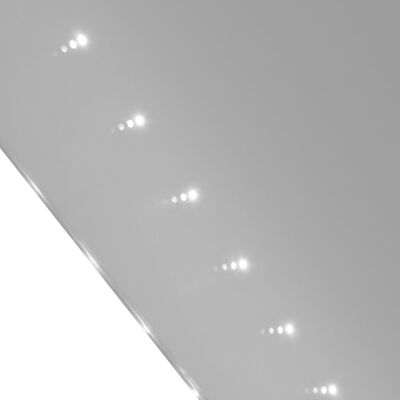 vidaXL Miroir de salle de bain avec lumières LED 60 x 80 cm (L x H)