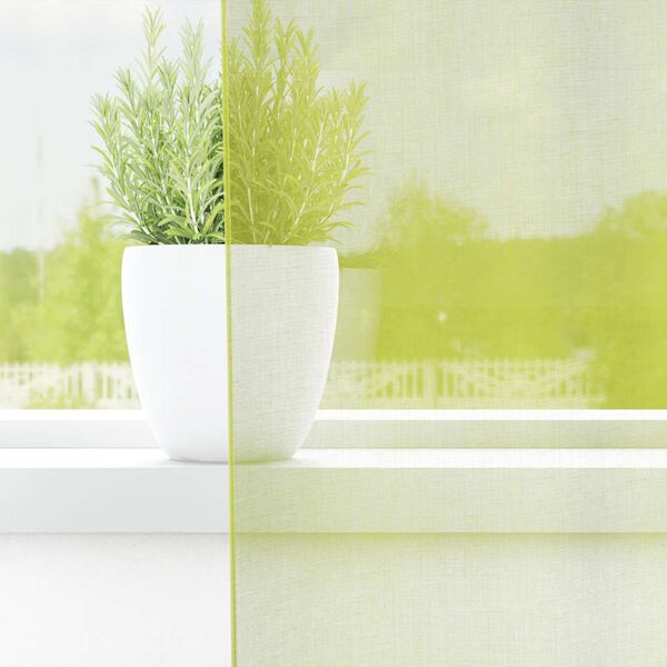 vidaXL Rideaux en voile avec œillets 2 pcs vert pomme 140x245 cm