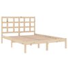 vidaXL Cadre de lit sans matelas 200x200 cm bois massif