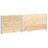 vidaXL Jardini&egrave;res sur&eacute;lev&eacute;es 3 pcs 80x120 cm Bois de pin solide