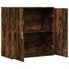 vidaXL Buffet ch&ecirc;ne fum&eacute; 79x38x80 cm bois d'ing&eacute;nierie