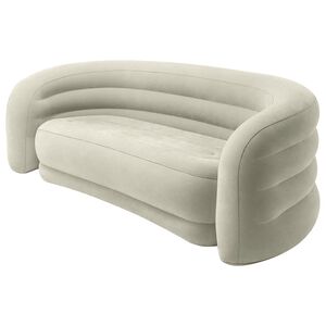 INTEX Canap&eacute; Courb&eacute; INTEX Gris 229 x 109 x 81 cm PVC et Rayon