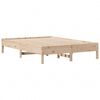 vidaXL Cadre de lit sans matelas 120x200 cm bois de pin massif