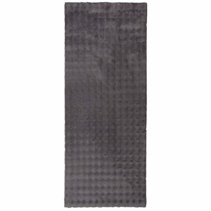 vidaXL Tapis de surface HUARTE Anthracite 150 x 80 cm Polyester