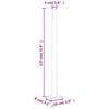 vidaXL Auvent lat&eacute;ral r&eacute;tractable de patio 140x600 cm Cr&egrave;me
