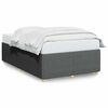 vidaXL Cadre de lit sans matelas gris fonc&eacute; 120x200 cm tissu