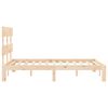 vidaXL Cadre de lit sans matelas 120x200 cm bois de pin massif