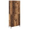 vidaXL Haut Armoire Bois Ancien 69,5 x 34 x 180 cm Bois d'ing&eacute;nierie