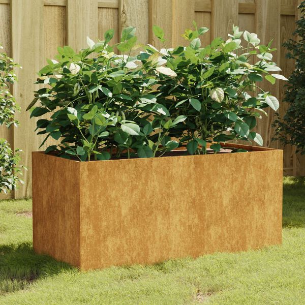vidaXL Jardini&egrave;re 80x40x40 cm acier corten