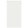 vidaXL Support de tour d'ordinateur avec tiroir blanc 35x45x77 cm