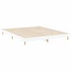 vidaXL Cadre de lit sans matelas blanc 120x200 cm bois ingénierie