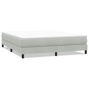 vidaXL Sommier &agrave; lattes de lit sans matelas 180x210 cm velours
