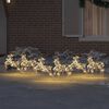 vidaXL Rennes LED avec 180 LED 6 pcs Dor&eacute; PET