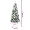 vidaXL Sapin de No&euml;l Artificiel &agrave; Branches Articul&eacute;es 210 cm