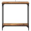 vidaXL Table console Bois ancien 75 x 30.5 x 75 cm Bois d'ing&eacute;nierie