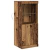 vidaXL Buffet LED Bois ancien 41 x 37 x 100 cm Bois d'ing&eacute;nierie