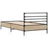 vidaXL Cadre de lit sans matelas ch&ecirc;ne sonoma 90x190 cm