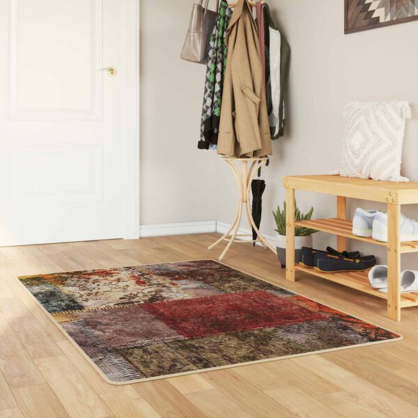 vidaXL Coureur de Tapis MARSA Multicolore 100 x 80 cm Polyester et PVC
