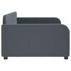 vidaXL Lit de repos gris fonc&eacute; 90x190 cm velours