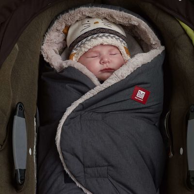 RED CASTLE Couverture pour bébé Babynomade Tendresse 0-6 mois Gris