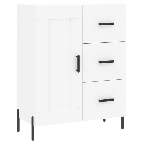 vidaXL Buffet blanc 69,5x34x90 cm bois d'ing&eacute;nierie