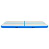 vidaXL Tapis gonflable de gymnastique avec pompe 500x100x20cm PVC Bleu